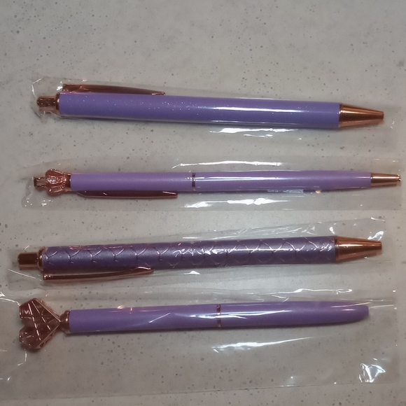 Glam Ink Pens | Pink and Prime Products | Black Ink | 4 in a Pack | NEW ITEM - Picture 6 of 10